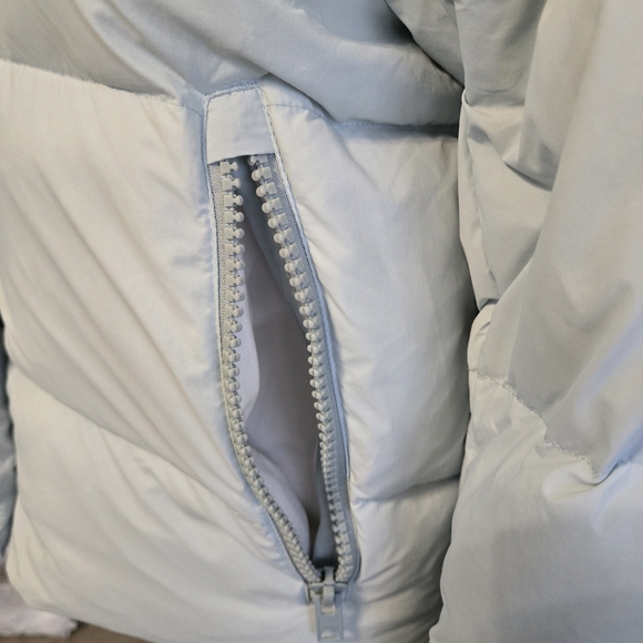 Canada Goose Pale Blue Quilted Hooded Puffer Jacket S - Picture 5 of 14